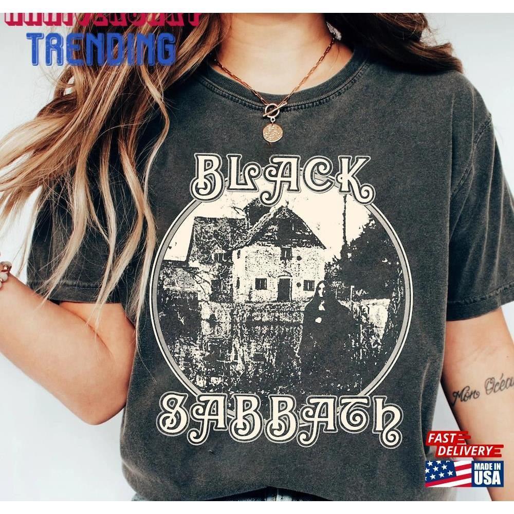 90S Black Sabbath Band Tshirt Heavy Metal Shirt Lover Gift Tee   Unisex